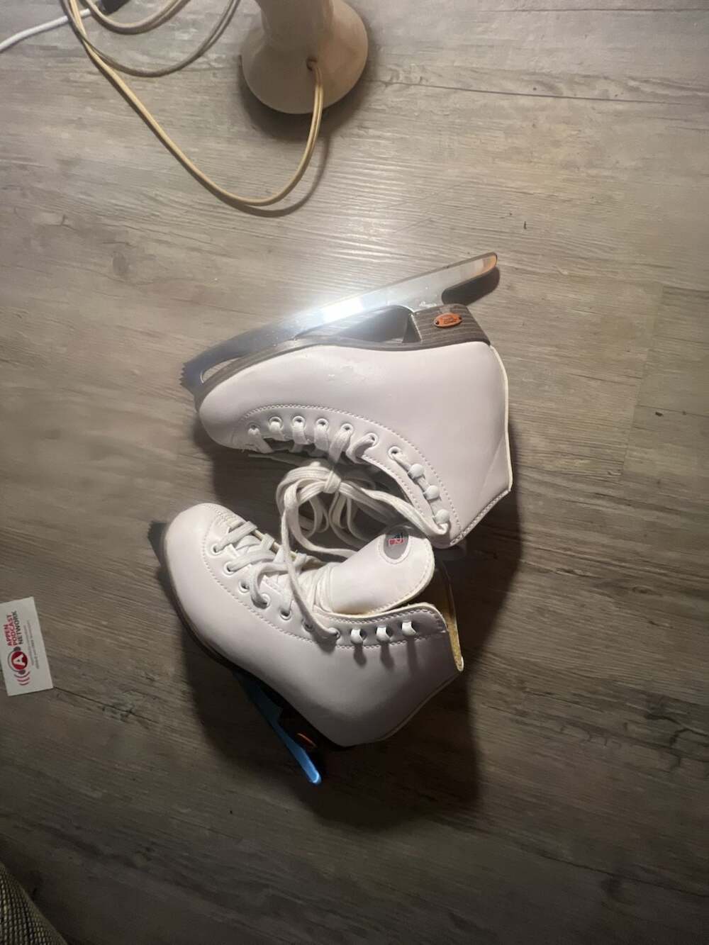 Riedell White Figure Ice Skates